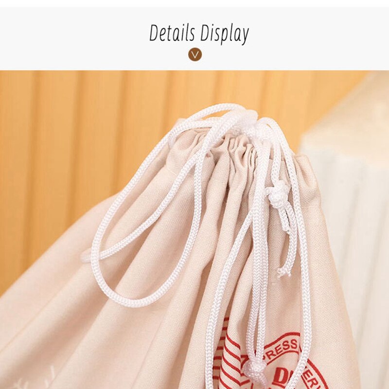 70/60CM Christmas Bag New Year Christmas Canvas Gift Bag Double Drawstring Gift Bundle Mouth Bag Ornaments Santa Sac